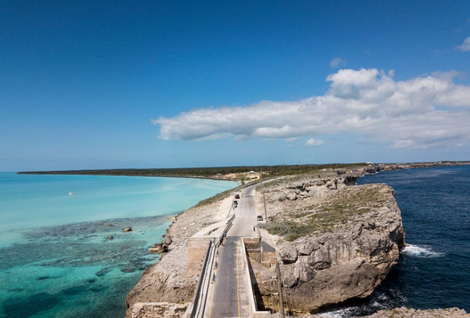 Glass Window Bridge, Bahamas